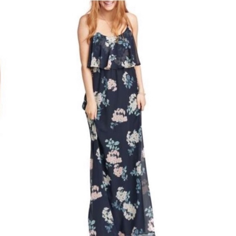 Show Me Your Mumu Caitlin Ruffle Floral Maxi Dress